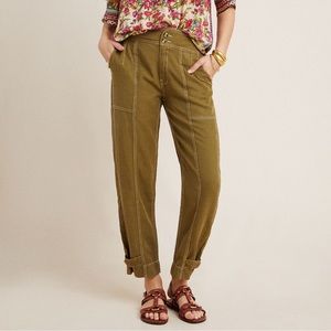 Anthropologie Olive Jackson Tapered Utility Pants 2 worn once